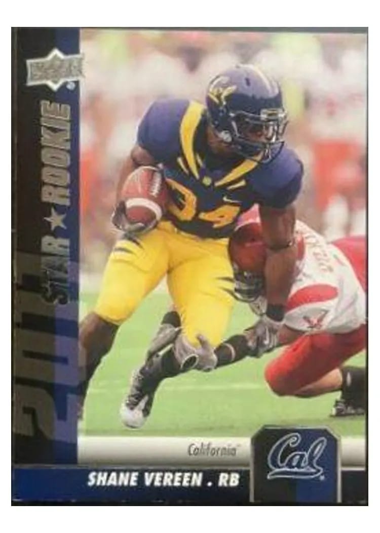 2011 Upper Deck Shane Vereen #181 card