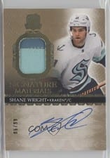 2023-24 Upper Deck The Cup Signature Materials Shane Wright #SM-SW card