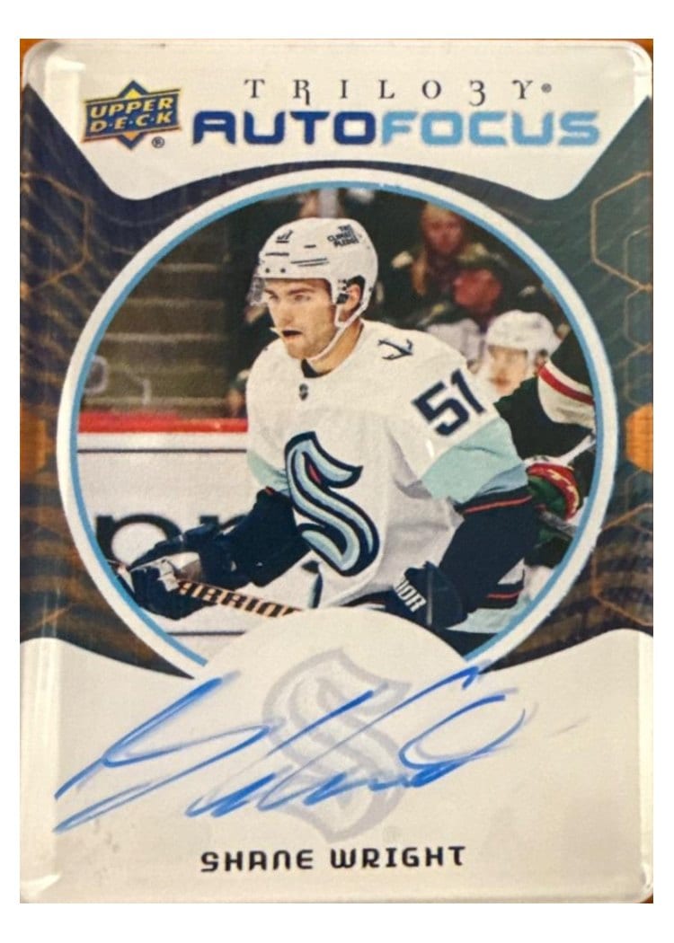 2023-24 Upper Deck Trilogy AutoFocus Shane Wright #AF-SW card