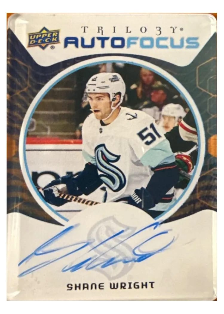 2023-24 Upper Deck Trilogy AutoFocus Shane Wright #AF-SW card