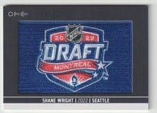 2024-25 O-Pee-Chee First Round Draft Patches Shane Wright #DP-9 card