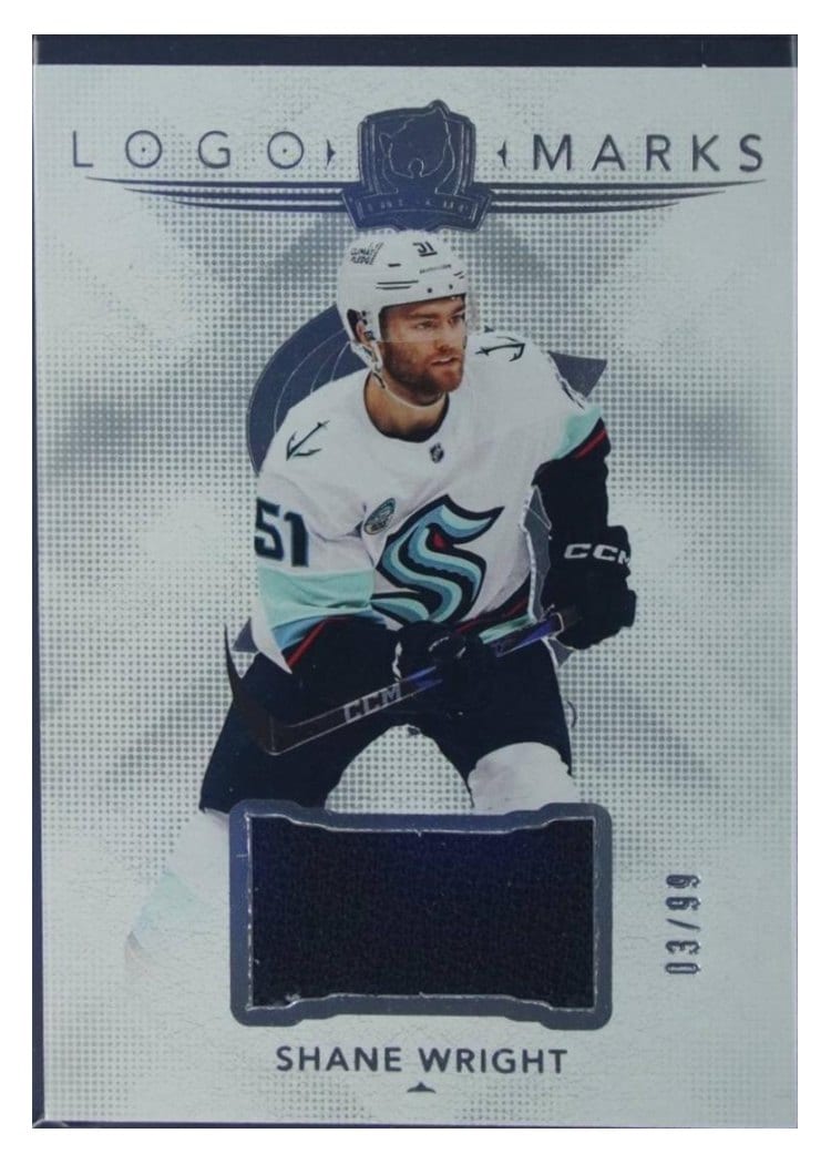 2024-25 Upper Deck The Cup Logomarks Shane Wright #LM-SW card