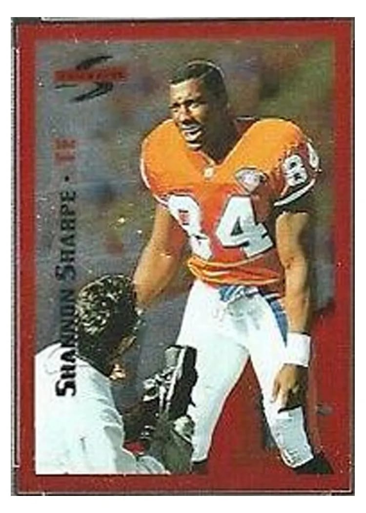 1995 Panini Score Shannon Sharpe #14 card