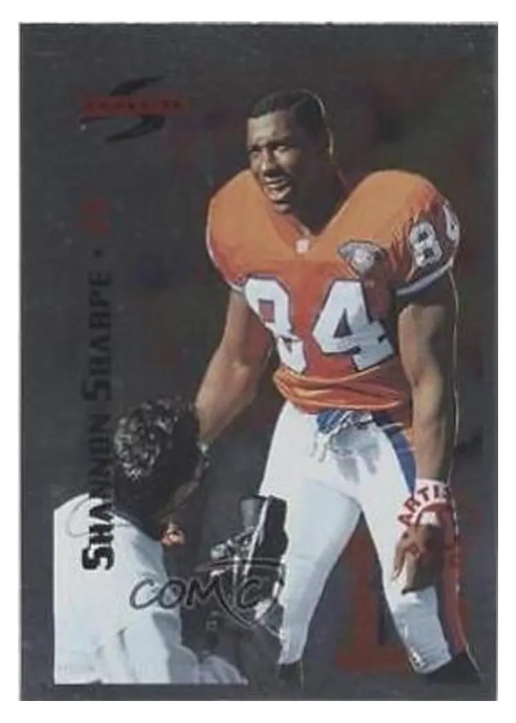 1995 Panini Score Shannon Sharpe #14 card