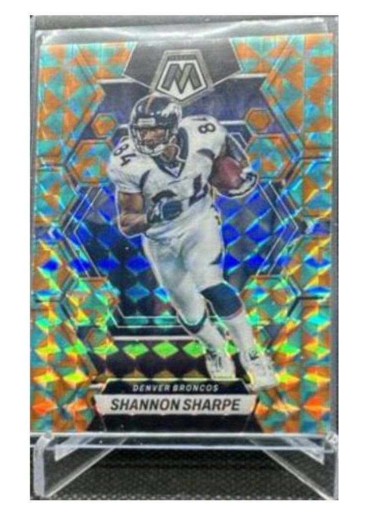 2023 Panini Mosaic Base Set Shannon Sharpe Tessellation #72 card