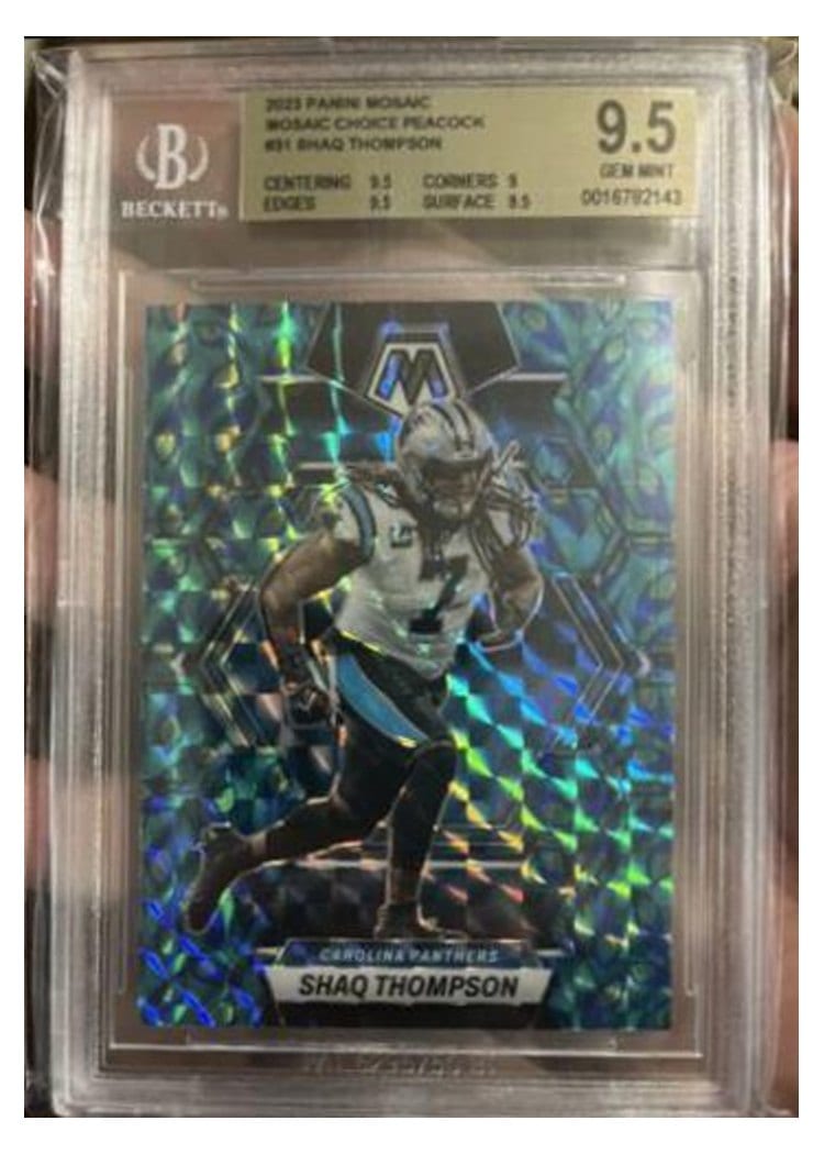 2023 Panini Mosaic Base Set Shaq Thompson #31 card