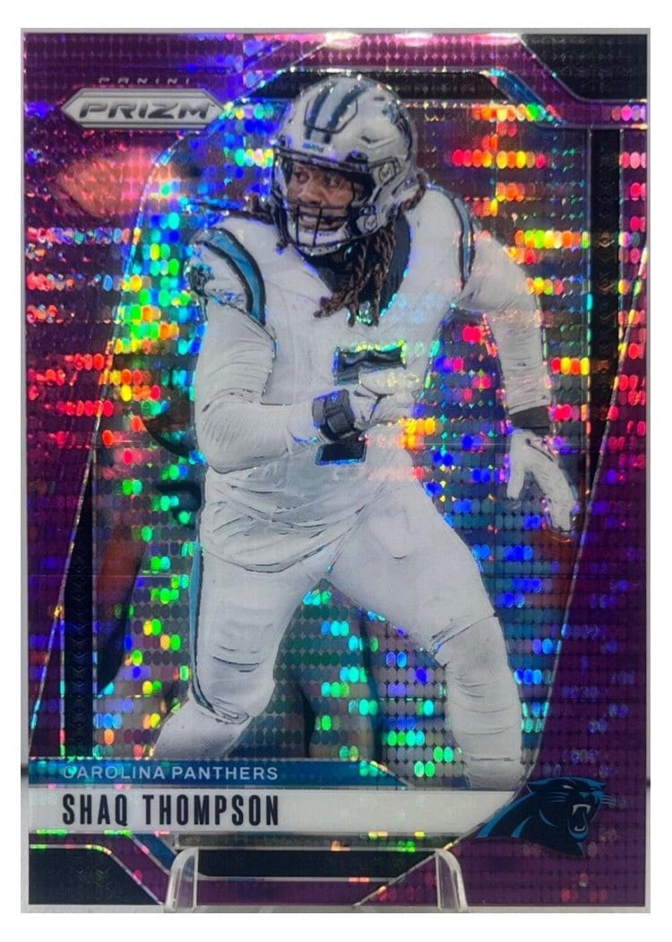 2024 Panini Prizm Base Set Shaq Thompson Purple Pulsar #41 card