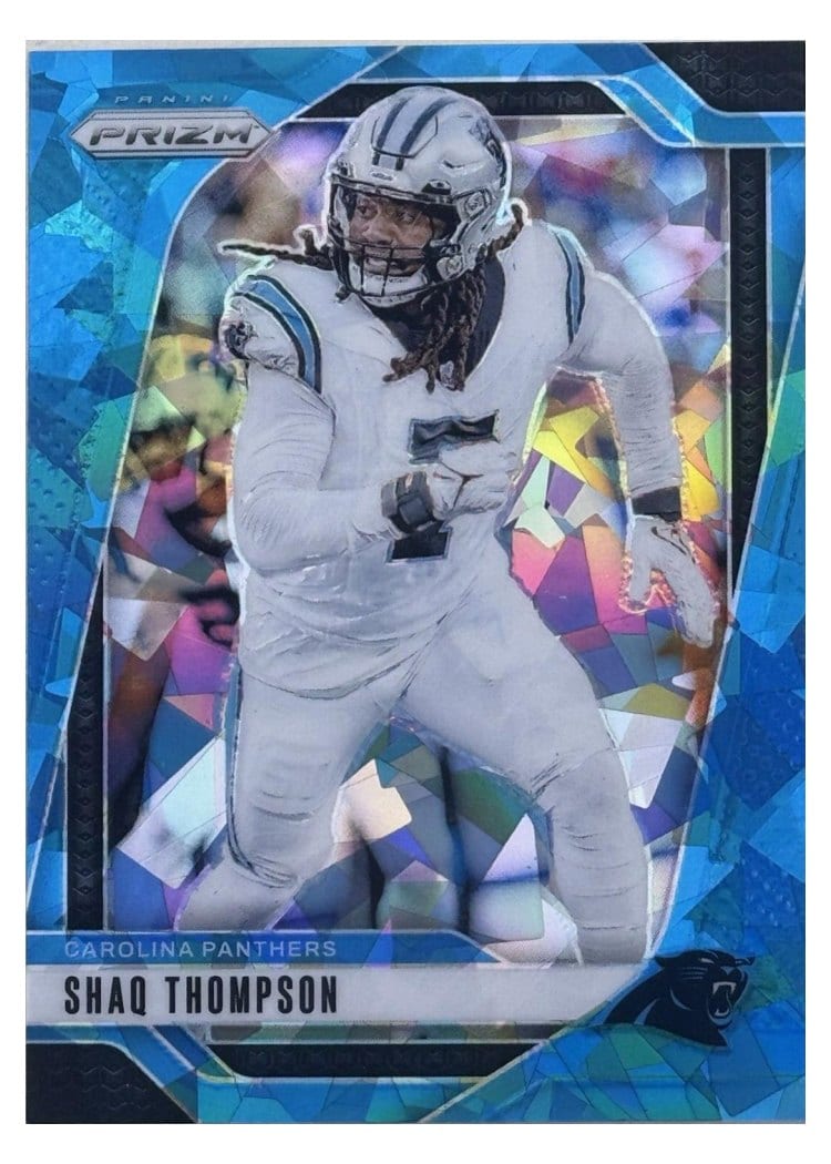 2024 Panini Prizm Base Set Shaq Thompson Blue Ice #41 card