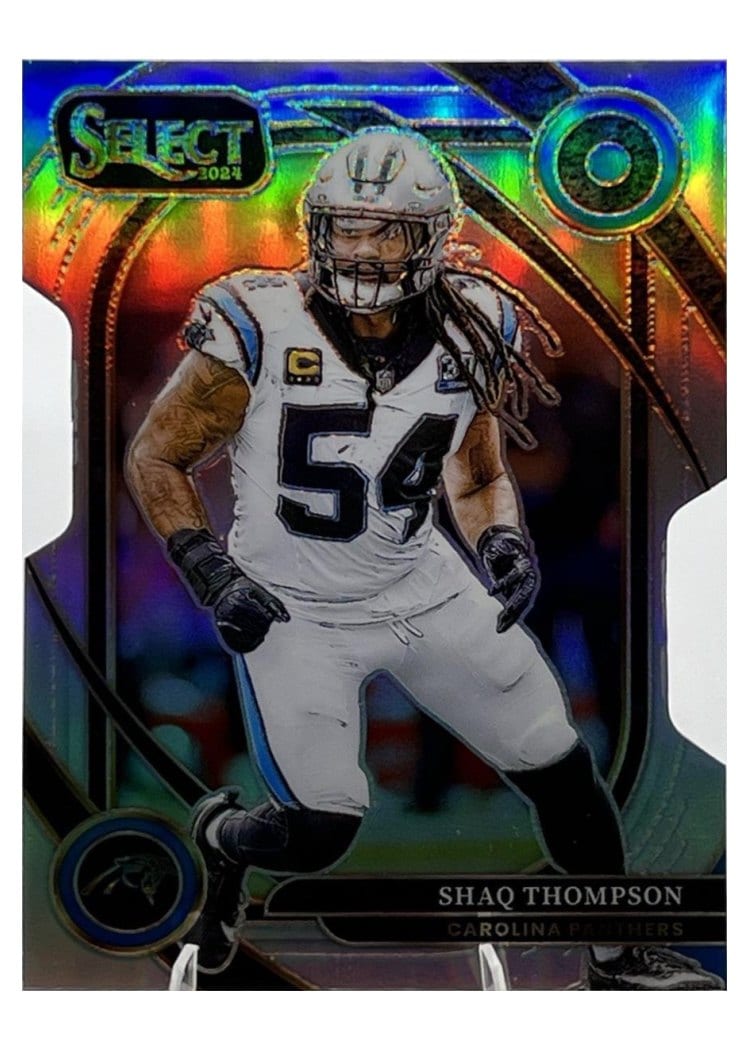 2024 Panini Select Base Set Shaq Thompson Silver Prizm Die-Cut #293 card