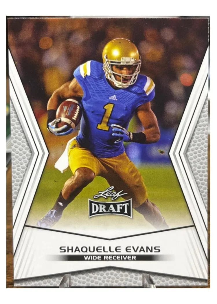 2014 Leaf Draft Shaquelle Evans #76 card