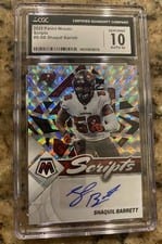 2022 Panini Mosaic Scripts Shaquil Barrett #S-SB card