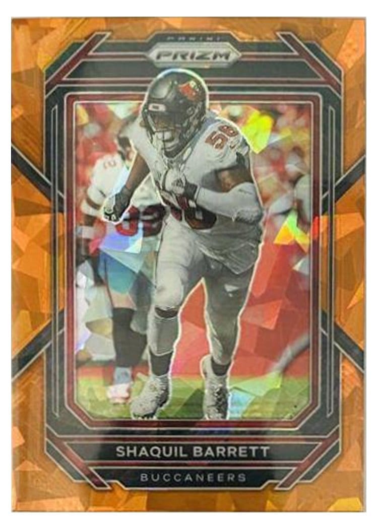 2022 Panini Prizm Base Set Shaquil Barrett Orange Ice #278 card