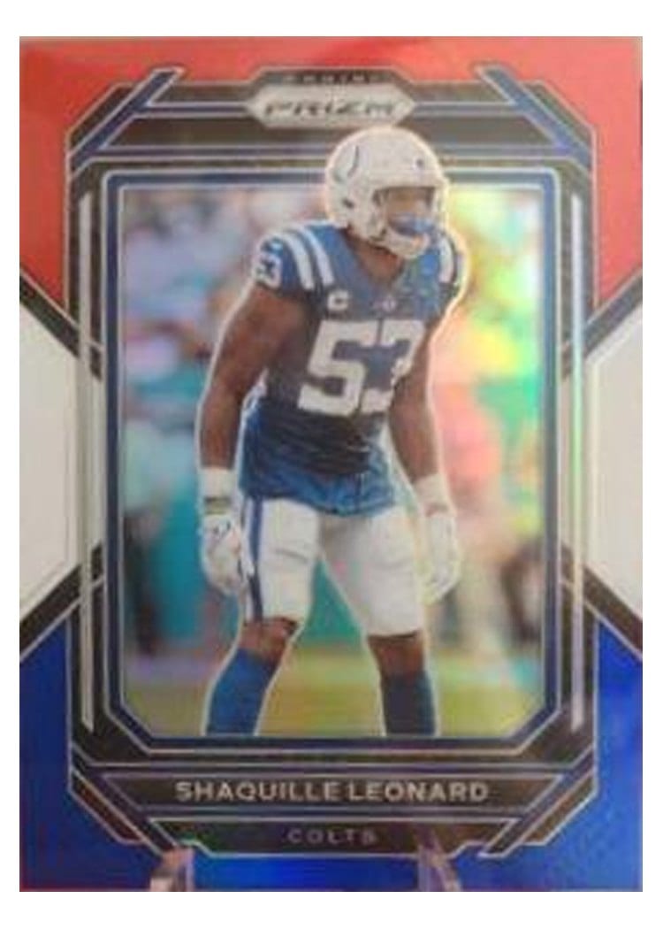 2022 Panini Prizm Base Set Shaquille Leonard #125 card