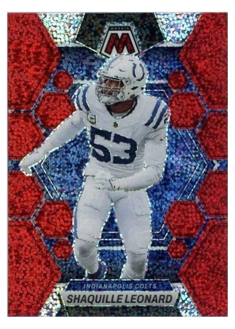 2023 Panini Mosaic Base Set Shaquille Leonard #97 card