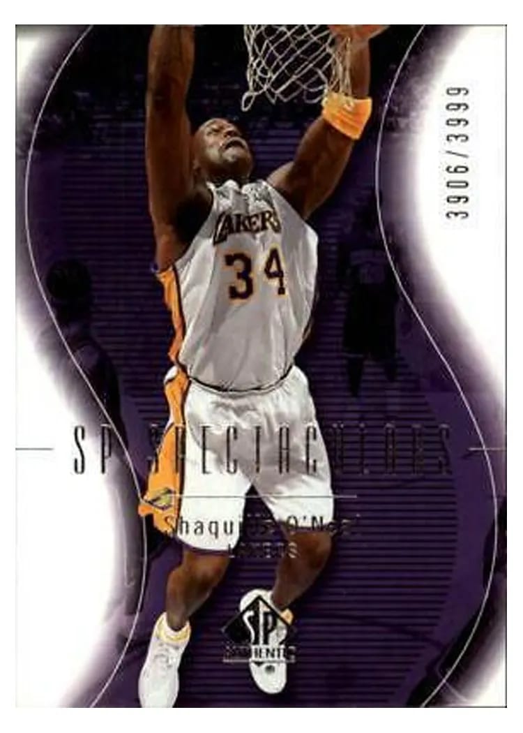 2003 SP Authentic Shaquille O'Neal #117 card
