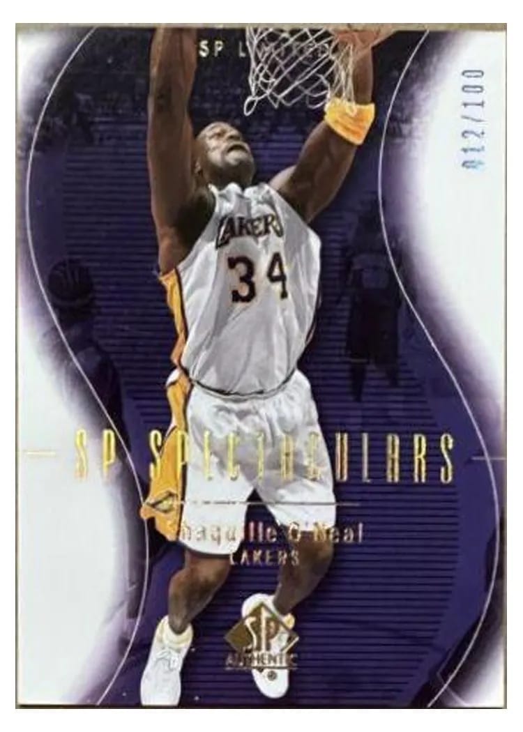 2003 SP Authentic Shaquille O'Neal SP Extra Limited #SB20