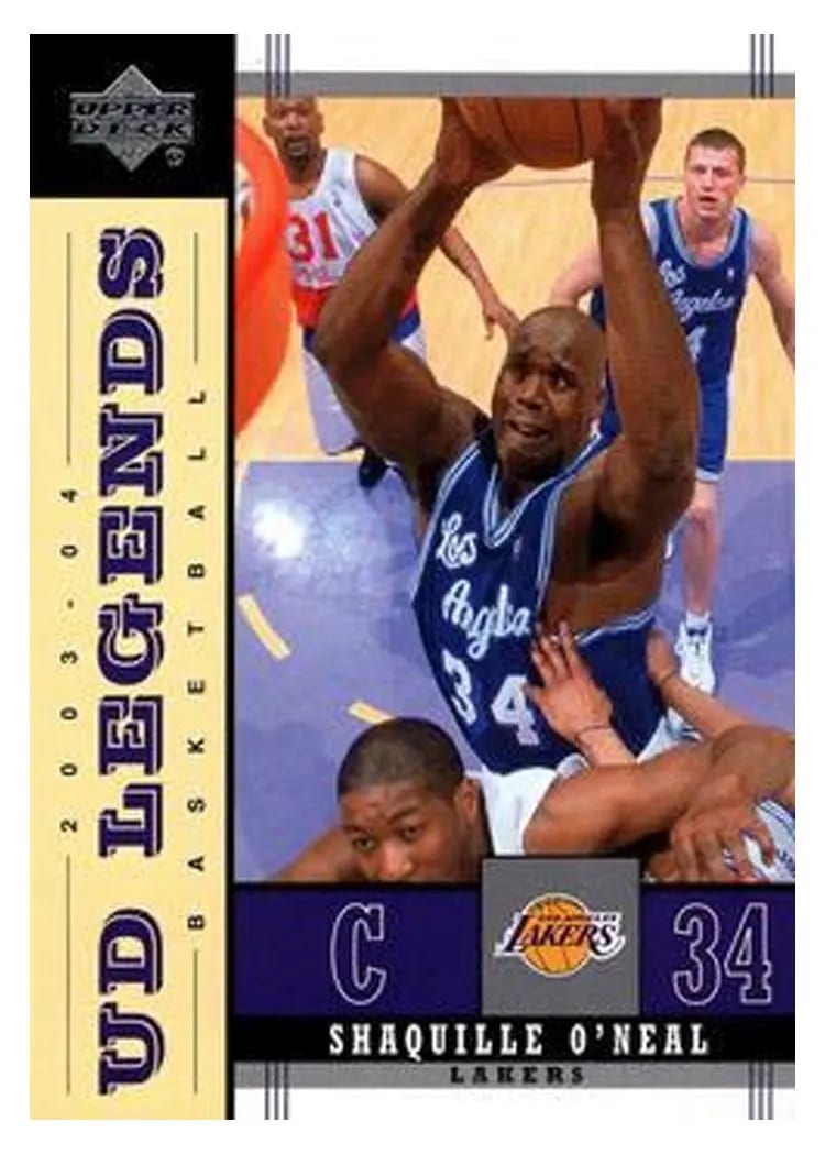 2003 Upper Deck Legends Shaquille O'Neal #38 card