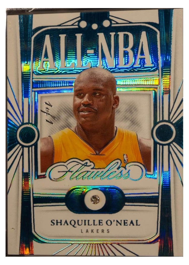 2023-24 Panini Flawless All-NBA Shaquille O'Neal #190 card