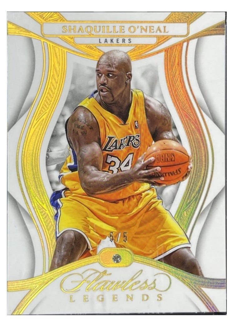 2024-25 Panini Flawless Base Gems Shaquille O'Neal #106 card