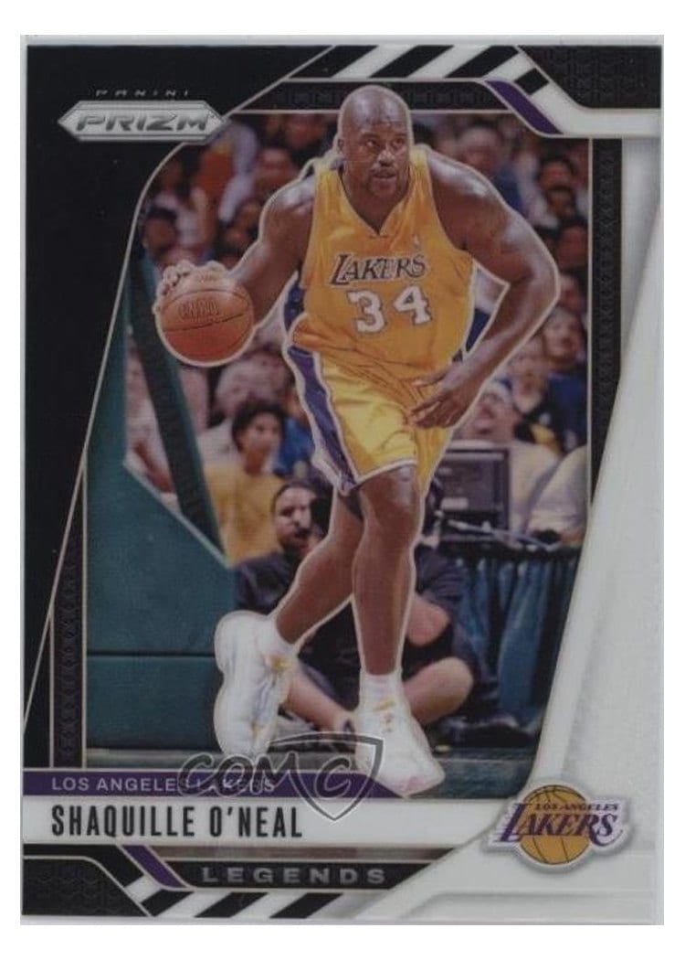 2024-25 Panini Prizm Base Set Shaquille O'Neal Black White #290 card