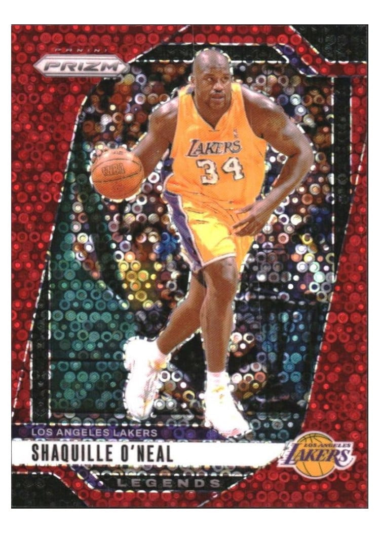 2024-25 Panini Prizm Base Set Shaquille O'Neal Fast Break Red #290 card