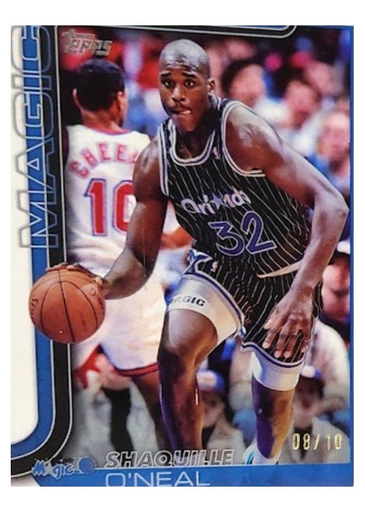 2025 Topps Shaquille O'Neal #260 card