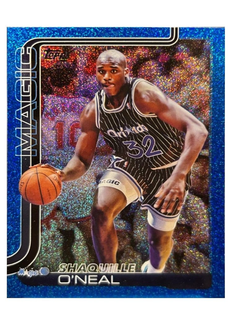 2025 Topps Shaquille O'Neal Blue Sandglitter #260 card
