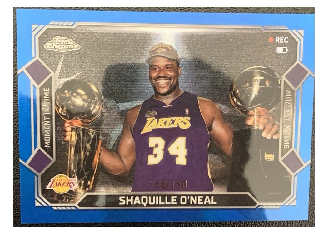 2025 Topps Chrome Shaquille O'Neal #242 card