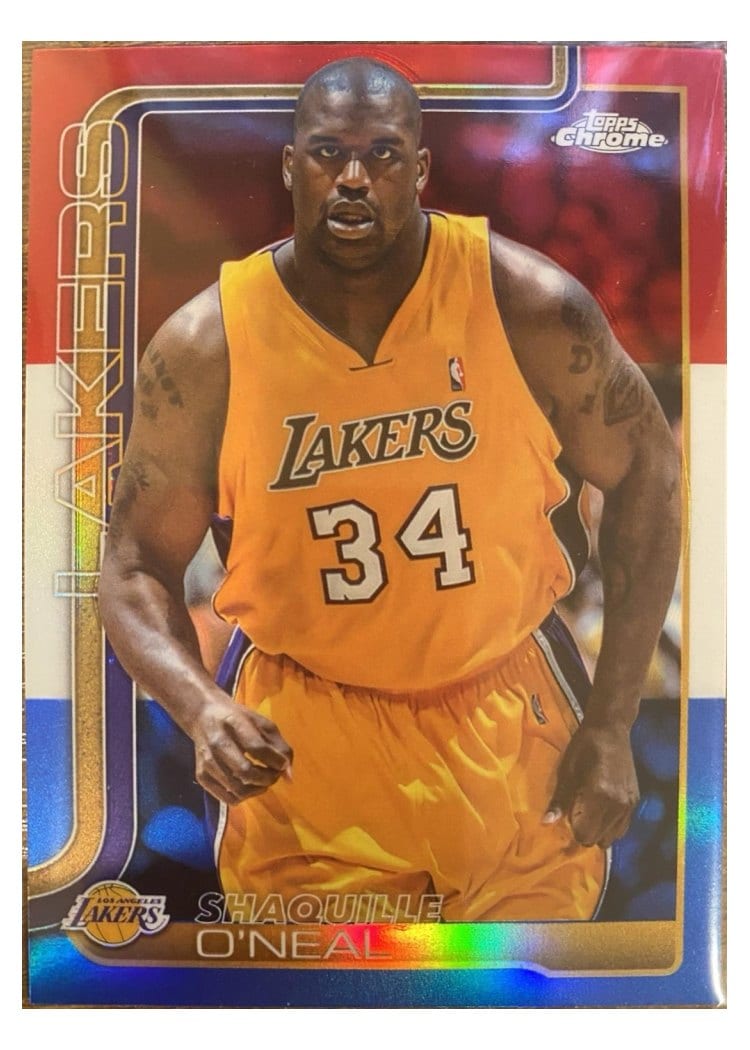 2025 Topps Chrome Shaquille O'Neal #242 card