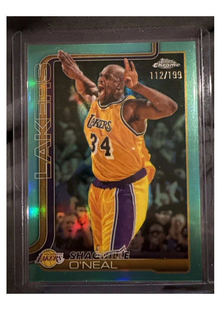 2025 Topps Chrome Shaquille O'Neal #242 card