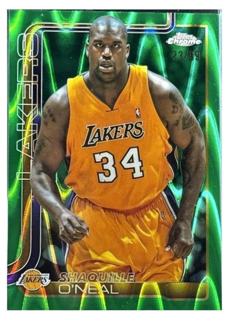 2025 Topps Chrome Shaquille O'Neal #242 card