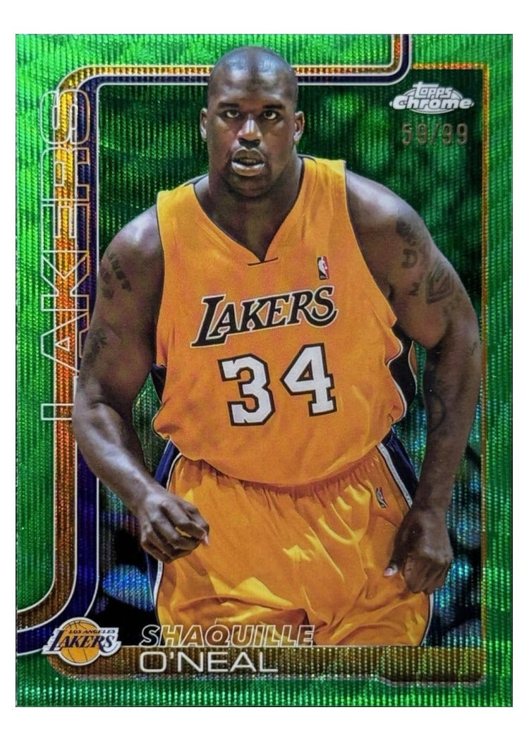 2025 Topps Chrome Shaquille O'Neal #242 card