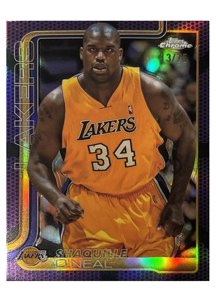2025 Topps Chrome Shaquille O'Neal #242 card