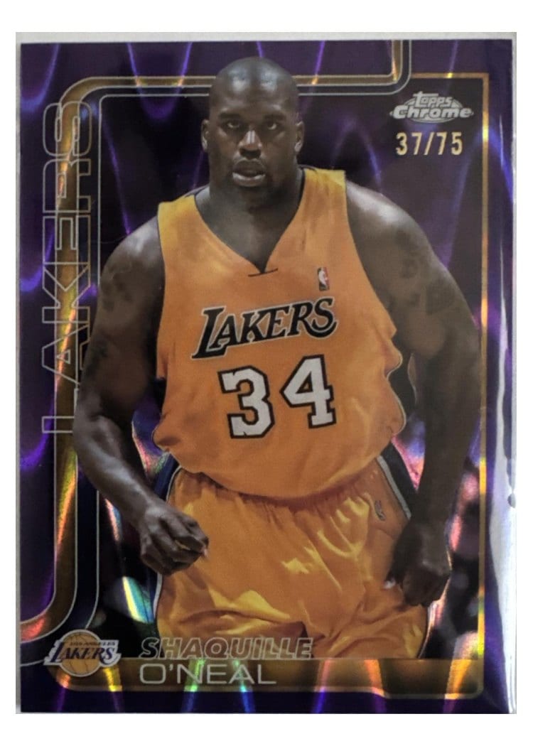 2025 Topps Chrome Shaquille O'Neal #242 card