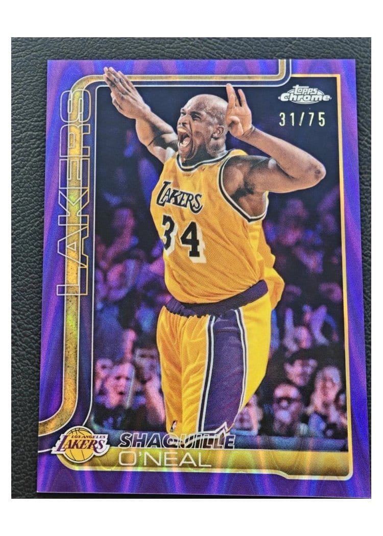 2025 Topps Chrome Shaquille O'Neal #242 card