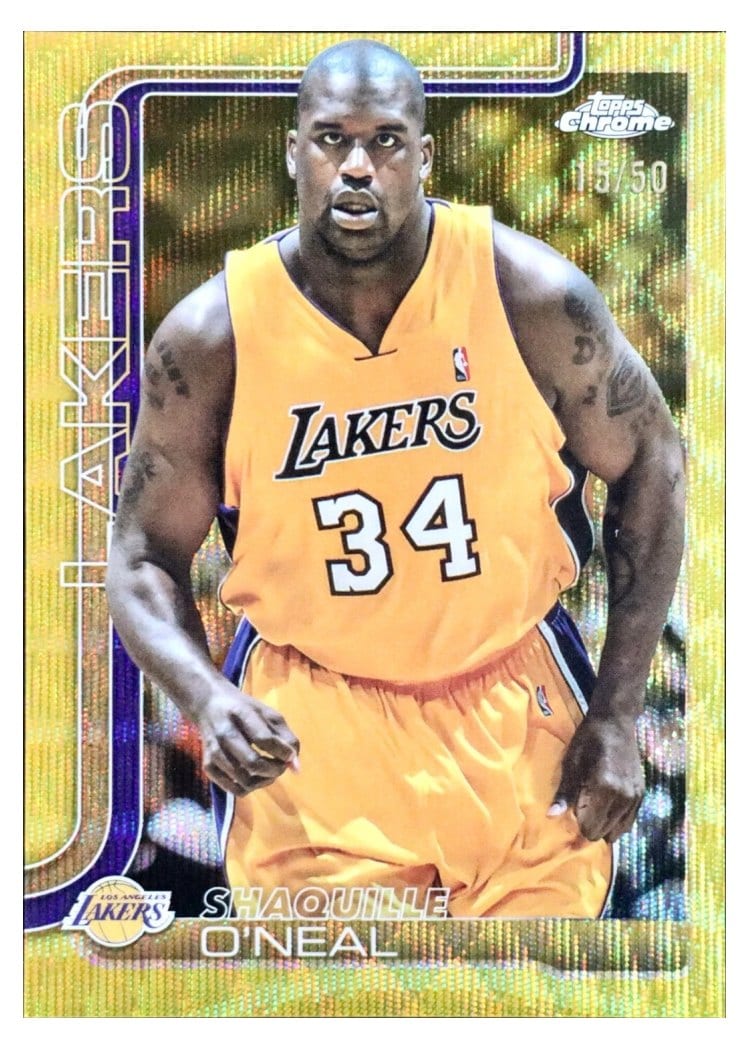 2025 Topps Chrome Shaquille O'Neal #242 card