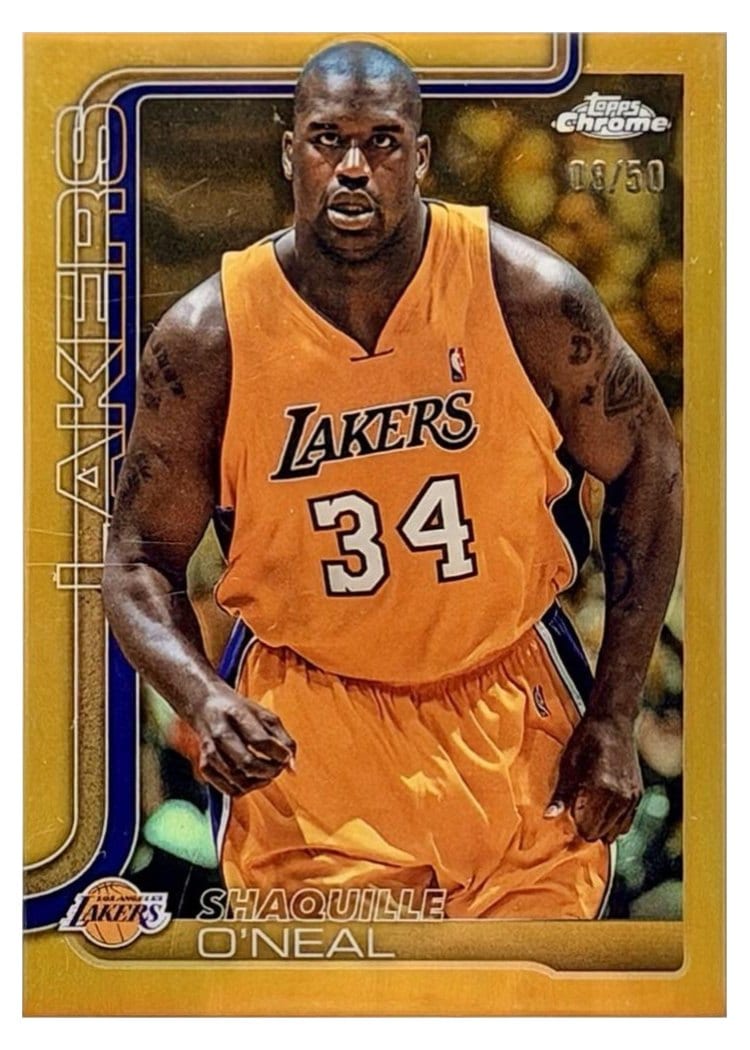 2025 Topps Chrome Shaquille O'Neal #242 card