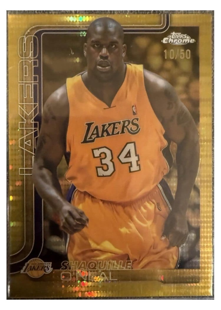 2025 Topps Chrome Shaquille O'Neal #242 card