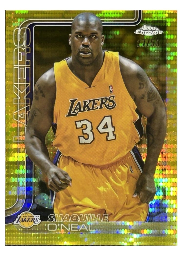 2025 Topps Chrome Shaquille O'Neal #242 card