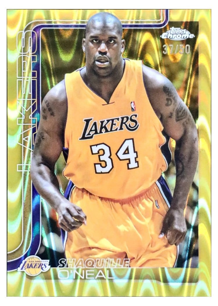 2025 Topps Chrome Shaquille O'Neal #242 card