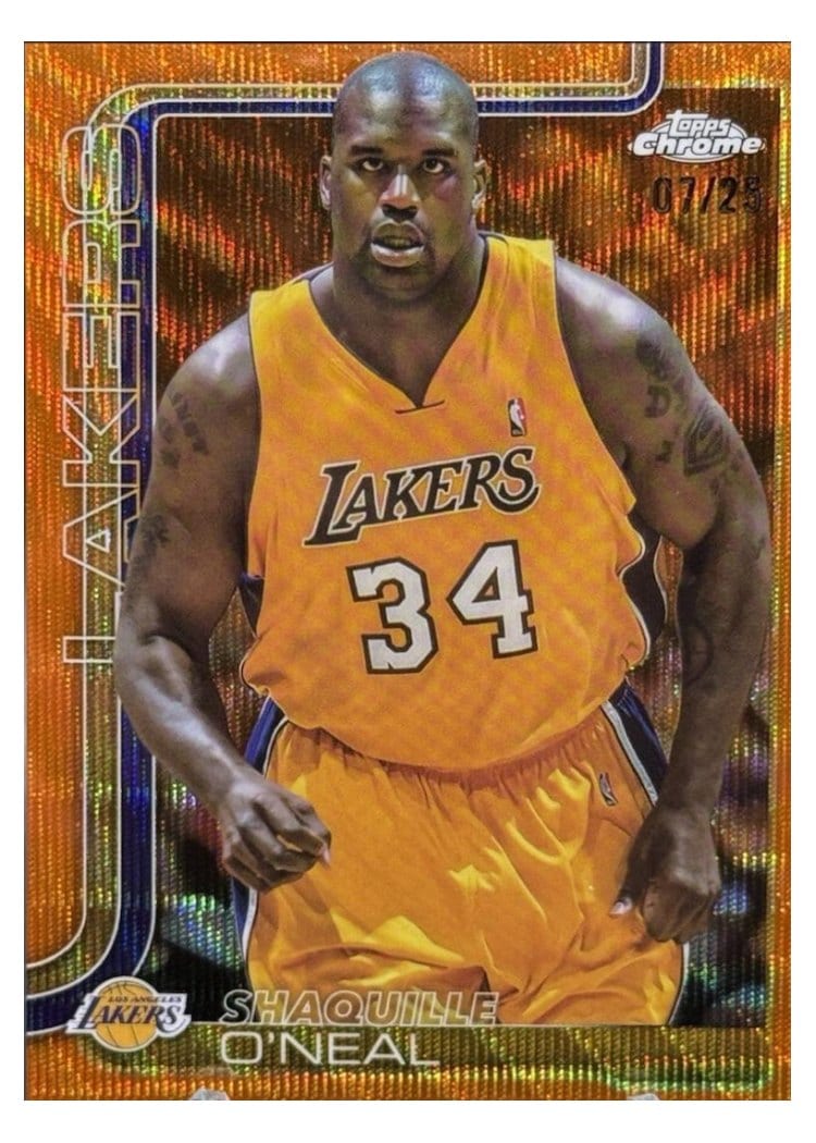 2025 Topps Chrome Shaquille O'Neal #242 card