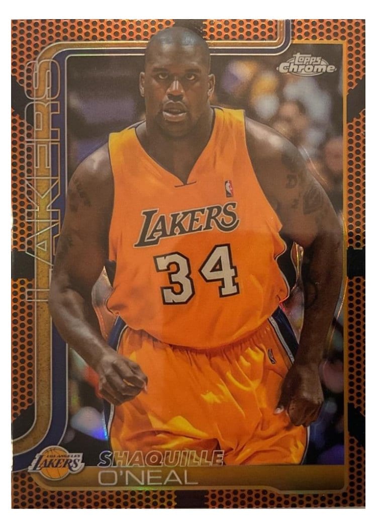 2025 Topps Chrome Shaquille O'Neal #242 card