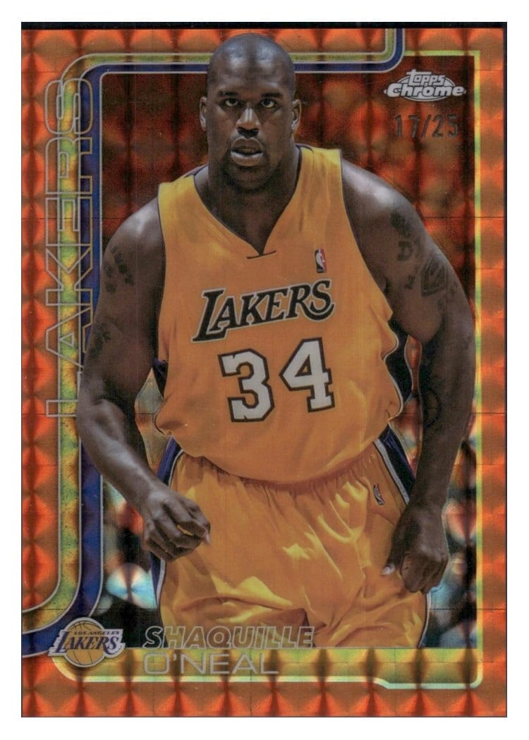 2025 Topps Chrome Shaquille O'Neal #242 card