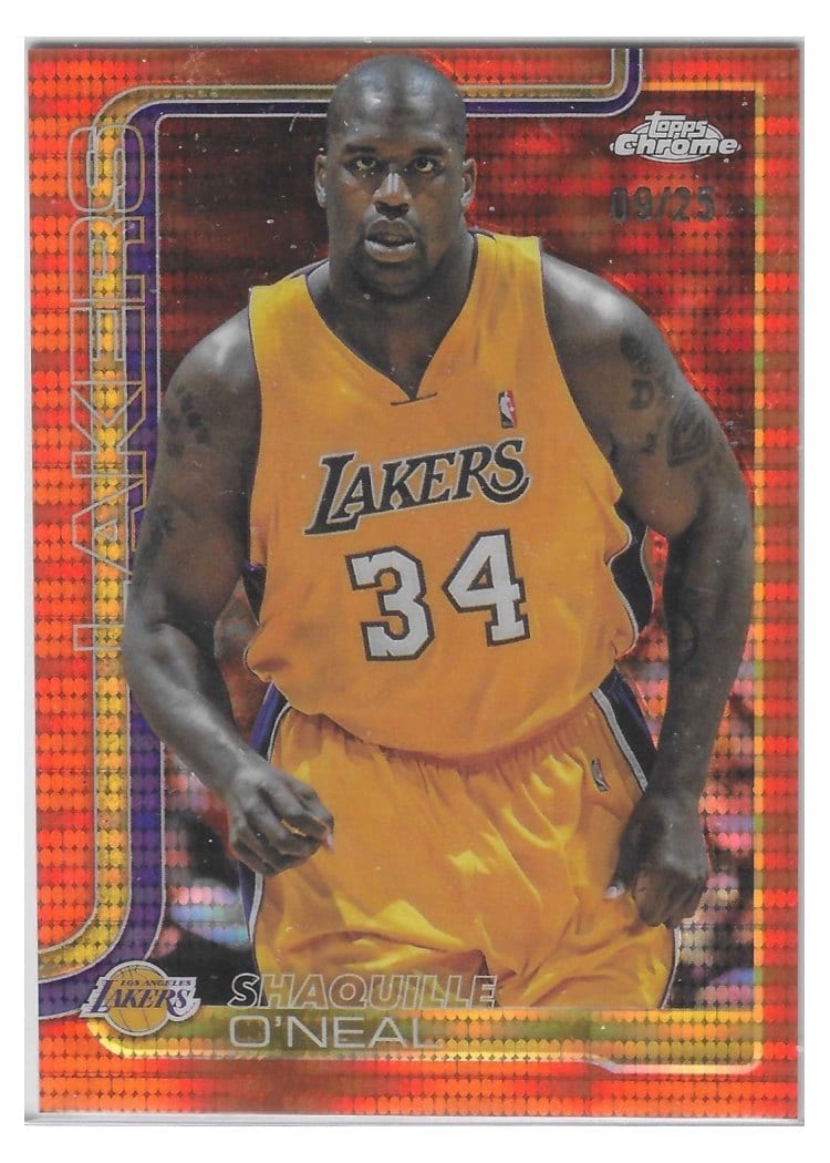 2025 Topps Chrome Shaquille O'Neal #242 card