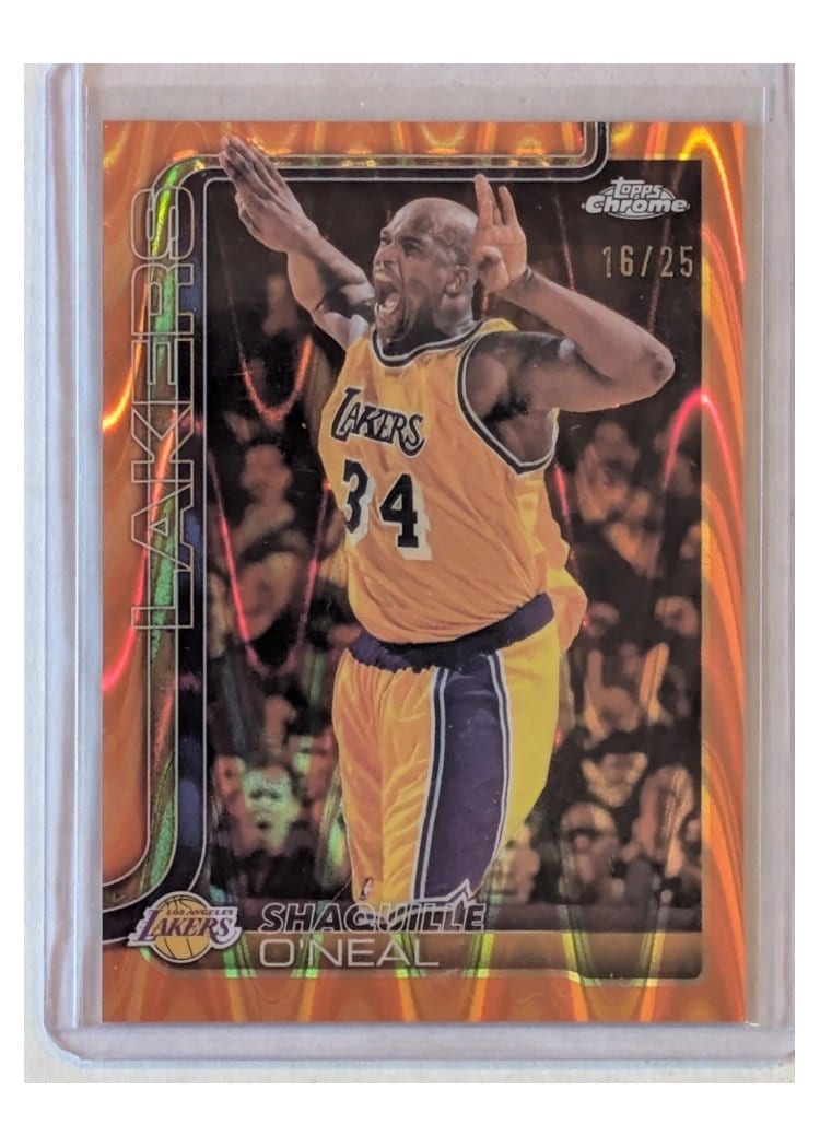 2025 Topps Chrome Shaquille O'Neal #242 card