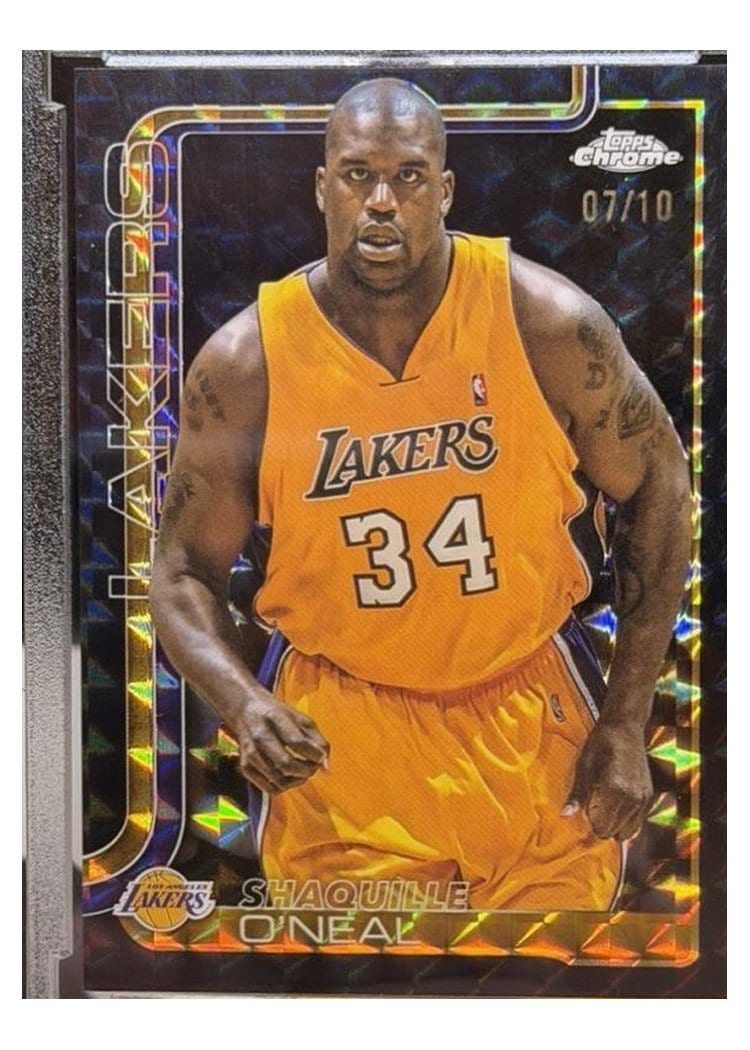 2025 Topps Chrome Shaquille O'Neal #242 card
