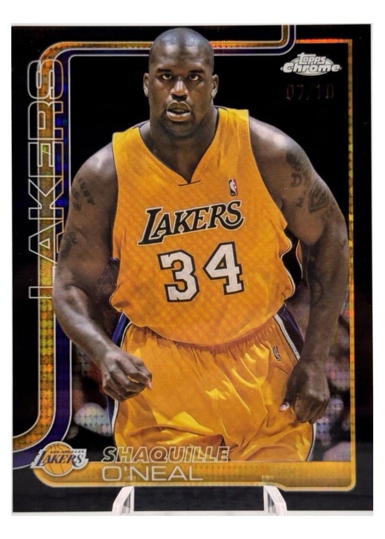 2025 Topps Chrome Shaquille O'Neal #242 card