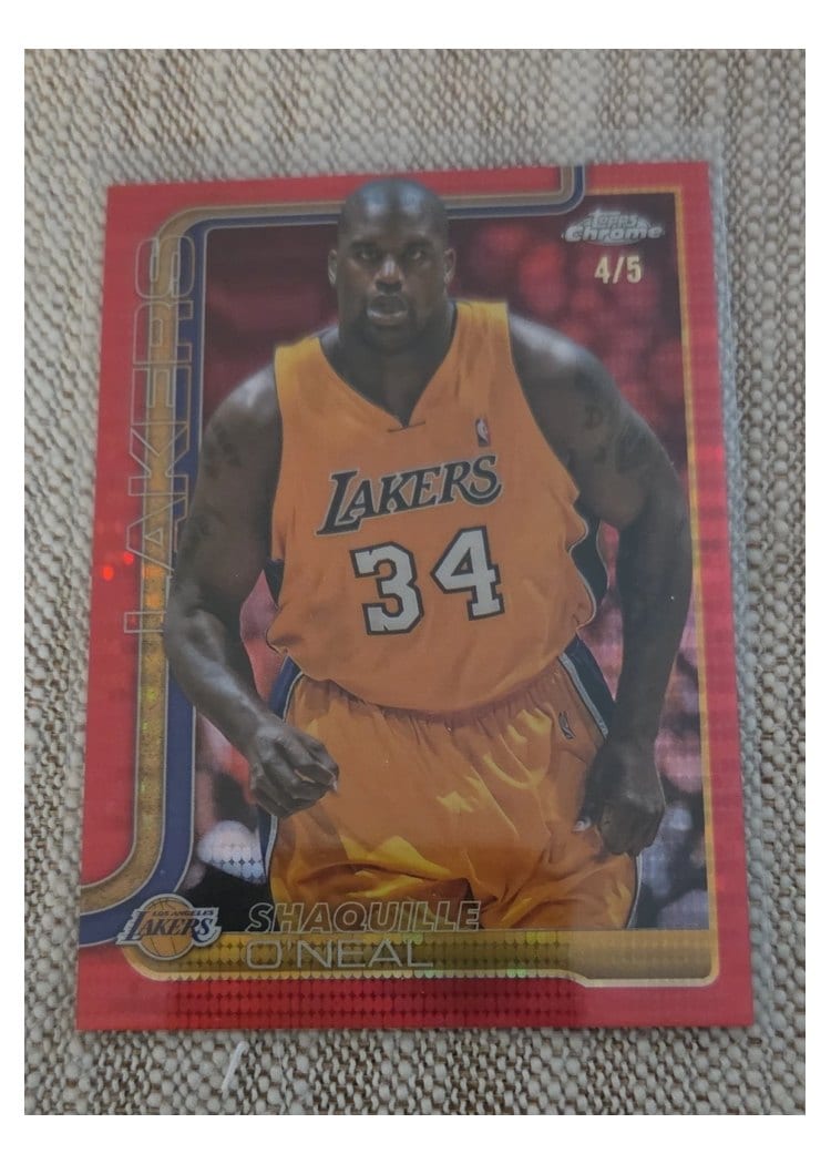 2025 Topps Chrome Shaquille O'Neal #242 card