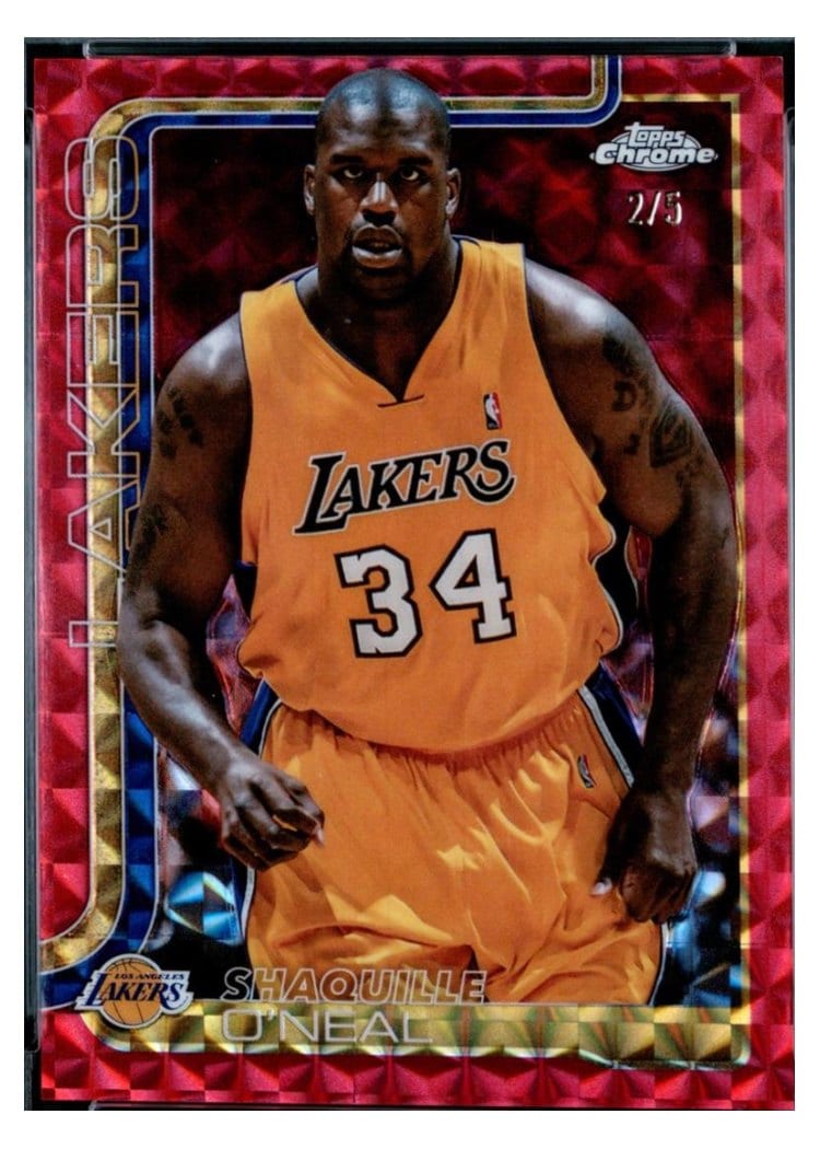 2025 Topps Chrome Shaquille O'Neal #242 card