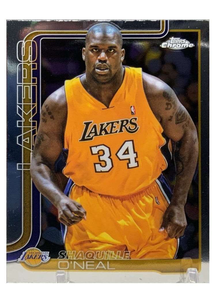 2025 Topps Chrome Shaquille O'Neal #242 card